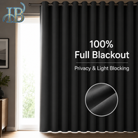 Cortinas Opacas Personalizadas de Fábrica, 100% Blackout, con Gancho, Aislantes Térmicas, de Poliéster, para Ventanas de Dormitorio, Sala de Estar y Hotel