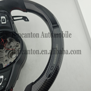 พวงมาลัยคาร์บอนไฟเบอร์อัลคันทาร่า LED รุ่นยอดนิยมสำหรับรถยนต์ Volkswagen VW GTI7 Golf MK7 - Product Image 2
