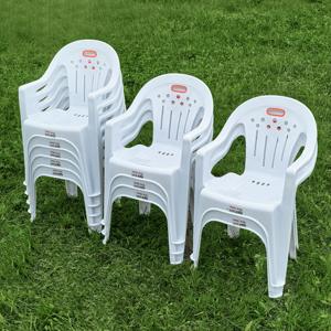 Prix d'Usine Chaise en <span class=keywords><strong>Plastique</strong></span> PP Blanche de Haute Qualité pour Mobilier de Salle à Manger d'Extérieur, Jardin, Fête, <span class=keywords><strong>Plage</strong></span>, avec Dossier Haut - Product Image 2