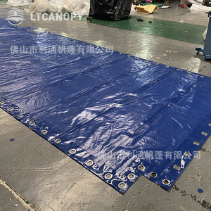 ผ้าคลุมสินค้า PVC LTCANOPY แบบแบน ทนทาน กันน้ำ กันไฟ สำหรับปกป้องตู้คอนเทนเนอร์ - Product Image 2