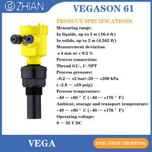 เครื่องวัดระดับอัลตราโซนิก VEGASON61 4-20MA สำหรับวัดระดับวัสดุ ใช้กับเซ็นเซอร์วัดระดับ - Product Image 4