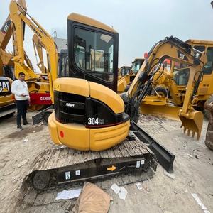 Mini-excavatrice Caterpillar 304CR d'occasion de 4 tonnes avec boîte de vitesses PLC, roulement et moteur fiable à vendre - Product Image 1