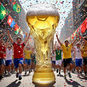 أكواب هرقل قابلة لإعادة الاستخدام 16 أونصة من البلاستيك على شكل كأس - Product Image 1