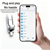 Clé USB C haute vitesse 2 en 1, clé USB 3.0 2.0, clé USB 32 Go, clé USB Type C 64 Go 128 Go 16 Go, clé USB en métal
