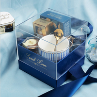 Maßge schneiderte Acryl Hochzeit begünstigt Brautjungfer Papier Souvenir Spa Geschenk Glasbox mit Display