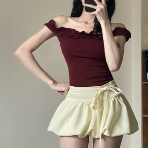 Fashion Women Short Skirt Slim Fit Mini Skirt Breathable Fabric Summer Clothing Wholesale - Product Image 3