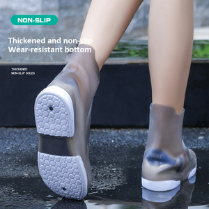 Vendita calda custom outdoor personalizzabile colore parti antiscivolo riutilizzabile impermeabile TPE <span class=keywords><strong>antipioggia</strong></span> <span class=keywords><strong>stivali</strong></span> da pioggia copertura per uomo donna - Product Image 3
