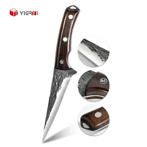 5.5 Inch Full Tang Boning Knife Chinese Cleaver Knife Forged Carbon Steel Knife Butcher With Sheath