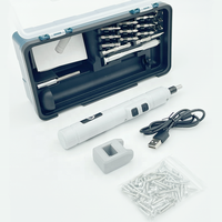 Le kit d'outils de réparation magnétique de tournevis électrique sans fil avant et arrière convient aux produits électroniques informatiques