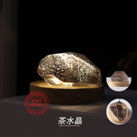 Lampe en cristal naturel brut de quartz clair en forme libre pour la vente en gros