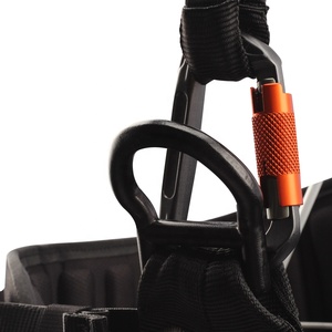 HOATER CE EN 361 ポリエステル製落下防止安全帯、全身安全ハーネスベルト、衝撃吸収ランヤード付き - Product Image 6