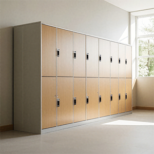 Nuevo Armario de Almacenamiento Exterior Moderno, Impermeable, Ecológico, Resistente al Fuego, de Madera, en Forma de Z, de 12 mm de Grosor, para Apartamentos y Gimnasios - Product Image 5