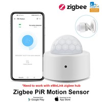 Capteur infrarouge intelligent EWelink, détecteur de mouvement Zigbee Pir, compatible avec Z2MQTT Home Assistant