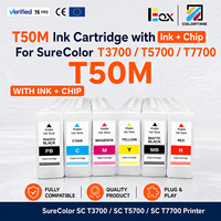 Cartouche d'encre pigmentée compatible T50M 700 ml avec encre et puce pour Epson SureColor SC T3700D SC T5700D SC T7700D