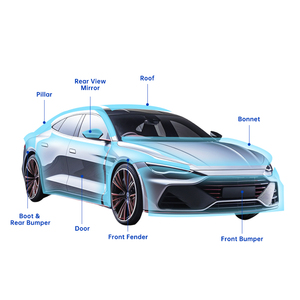 Film de protection de la peinture de <span class=keywords><strong>voiture</strong></span> à double polymérisation et à nano revêtement anti-rayures Couverture complète de la carrosserie du véhicule Fonction de changement de couleur Prix d'usine - Product Image 1