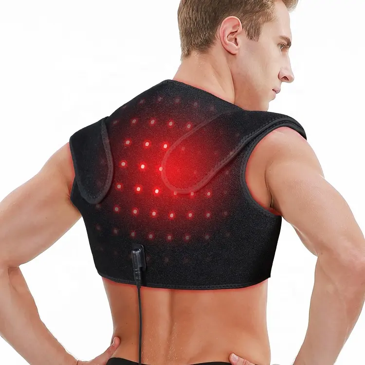 DGYAO обезболивающее устройство для замороженных мышц плечевой нагревательный вкладыш подогреваемый плечевой бандаж возле инфракрасного света терапия LED SMD