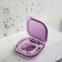 Boîte de rangement portable multifonction en PC de qualité alimentaire pour appareils dentaires, directement de l'usine, pour usage domestique et orthodontique