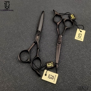 <span class=keywords><strong>Ciseaux</strong></span> de coiffure professionnels LUXPACE de précision, petits, noirs, modèle LC-525B, pour la coupe de franges par <span class=keywords><strong>les</strong></span> stylistes - Product Image 3