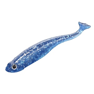 Newbility Señuelo de <span class=keywords><strong>gusano</strong></span> suave Pato <span class=keywords><strong>real</strong></span> Pesca Shad Bait Swimbait Pesca Señuelo suave Hundimiento Minnow Señuelo - Product Image 1