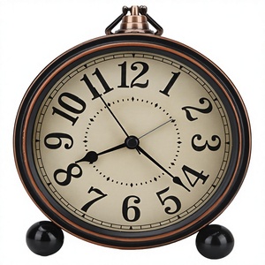 Reloj de Volante, Reloj de Escritorio Cromado, Decoración de Mesa Automotriz, Reloj de Coche Vintage, Adorno de Escritorio Ejecutivo, Para Entusiastas de Autos - Product Image 1