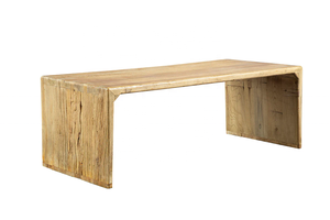 Mesa de Centro de Madera Natural, Estilo Minimalista para Sala de Estar Moderna, Decoración del Hogar - Product Image 3