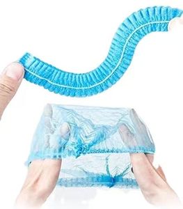 Gorro Desechable de 21 Pulgadas con Clip, Gorro Bouffant de Alta Calidad con Doble Banda Elástica, No Tejido - Product Image 6