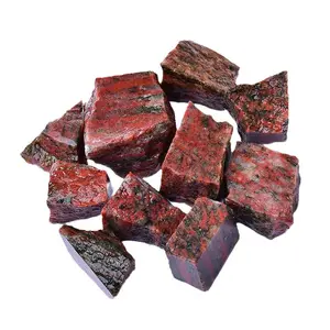 Üreticiler tedarik kırmızı şerit taş peyzaj kaldırım taşı degaussing kristal bonsai dekoratif taş