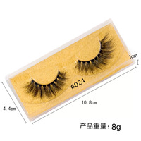 Faux cils 6D en vison synthétique, naturels, épais, volume 3D, style européen et américain, vente en gros, prêts à être expédiés