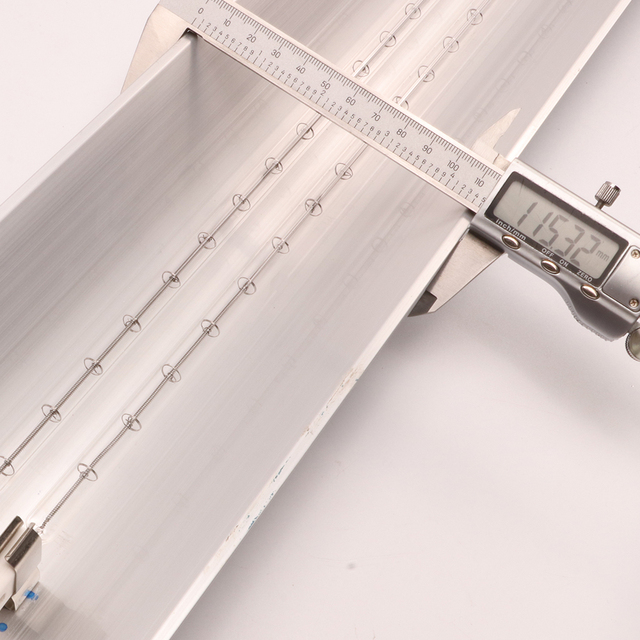 A Set 1200mm 600mm Infrared Heat Lamp Aluminum Uv Lampshade for Two Tubes
