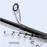 Nouvelle canne à pêche de voyage rapide pour eau salée et eau douce, 1,8 m 2,1 m, portable, télescopique en carbone composite pour la pêche à la carpe et au bar