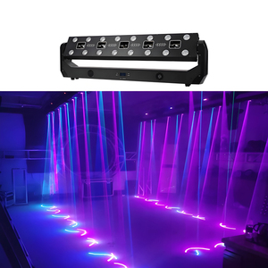 &quot;16x3W <strong>DMX</strong> <strong>RGB</strong> <strong>LED</strong> Moving Head Light +5 Scanner <strong>Projector</strong> Animation Laser Light for Music Bars &amp; Disco Clubs&quot; - Product Image 6