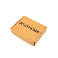 Boîte d'emballage en carton ondulé personnalisée pour vêtements, cosmétiques, électroniques, en matériau recyclable, type boîte d'avion, boîte cadeau, boîte couleur