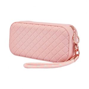 Portable for Pink Sand Silicone <b>Makeup</b> Bag for Women Anti-Fall Zipper Closure Upgrade Organizational Toiletry Cosmetic <b>Case</b> - Product Image 1