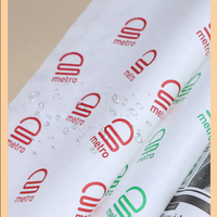 Papier sulfurisé personnalisé en gros avec logo, jetable, pour cuisine, pâtisserie, plats à emporter, qualité alimentaire