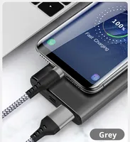 Kabel Data Pengisian Cepat Micro USB a ke Type-C 1M-8M dengan Konduktor Tembaga Murni dan Selubung Nilon untuk Ponsel