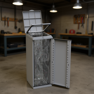 TTAKE Eco Box One Cabinet Trunk <b>Tool</b> <b>Storage</b> With Lid And Side Door 40L Capacity For Workshop Use - Product Image 3