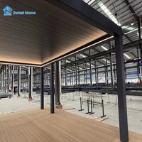 Système complet de pergola bioclimatique moderne Sweet Home, à lames orientables motorisées, en aluminium robuste, rétractable, pliable, imperméable, certifié CE