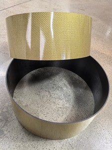 Coque de tambour en fibre de carbone à module élevé |   Fabrication de batteries de percussions sur mesure (OEM disponible) - Product Image 5