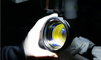 Lentille F-Theta 355nm UV, miroir de champ laser, lentille de focalisation laser, équipement de machine de marquage laser, lentille laser à fibre