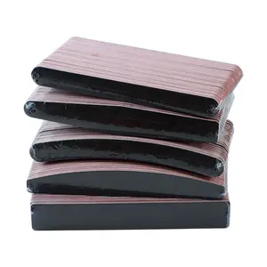 Manufacturer's Direct Sales Of Double-Sided Red Core Black Rubber Plate Popular Nail File