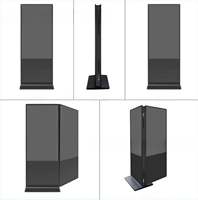 32 43 49 50 55 65 İnç Dijital Tabela HD Çift Taraflı İç Mekan Çift Ekranlı Ayaklı LCD Ekranlı Sergi Salonu İçin Kiosk