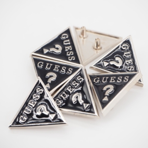 <span class=keywords><strong>Pas</strong></span> <span class=keywords><strong>cher</strong></span>, en laiton, fer, Logo gravé, plaqué or, <span class=keywords><strong>argent</strong></span>, marque, étiquette ronde en métal, bijoux, breloques - Product Image 4