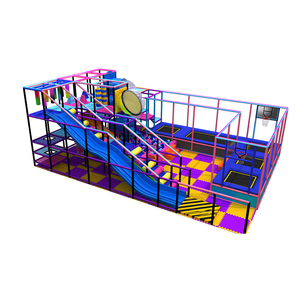 Aire de jeux intérieure commerciale pour enfants équipement de terrain de jeu intérieur <span class=keywords><strong>fait</strong></span> <span class=keywords><strong>maison</strong></span> avec <span class=keywords><strong>piscine</strong></span> à balles toboggan - Product Image 2