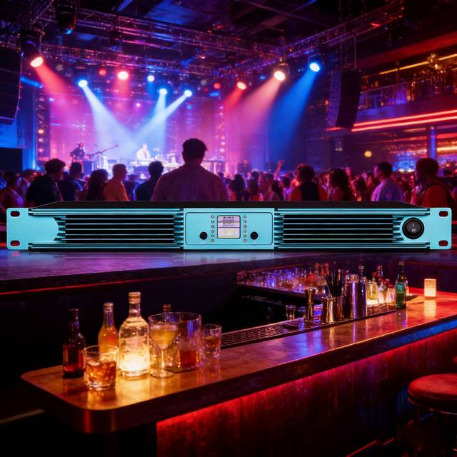 TDG2 Series 1U Stable Working Digital Power Amplifier GaN Pro Audio Amp Class-D 4CH*2200W/2500W/3000W/3500W/4200W for Line Array