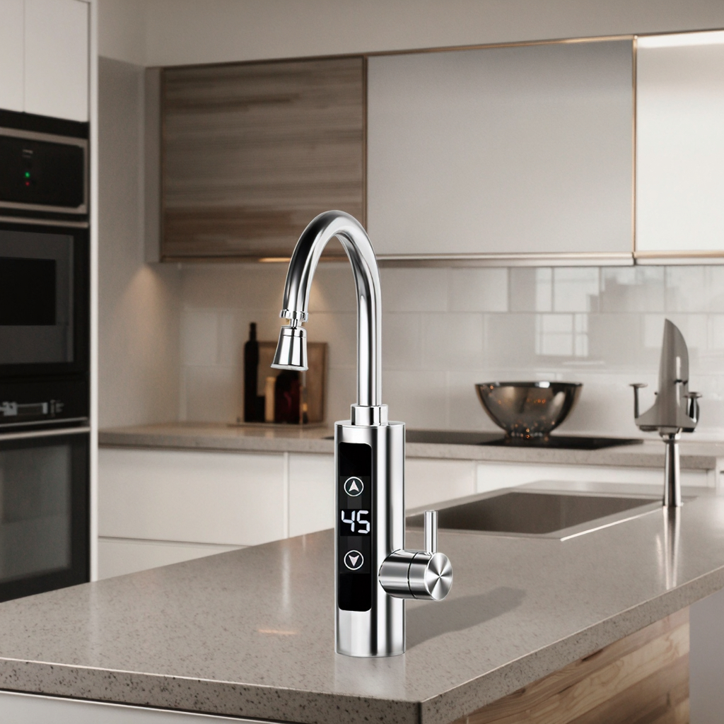 Best Seller OEM ODM Custom Double Function Hot Cold Water Faucet Tankless Electric Instant Water Heaters for Kitchen