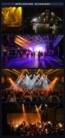 150W LED Profilscheinwerfer 3200-5600K Kalt-/Warmweiß DMX512 LED Fresnel Ellipsoidaler Spotlight LED Leko-Licht für Konzerte und TV-Studios