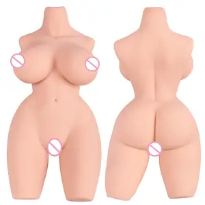 Muñeca sexual de medio cuerpo de 16kg al por mayor, Torso realista, pecho grande, culo suave, muñeca sexual, Vagina, Anal, muñeca de amor personalizada para hombres