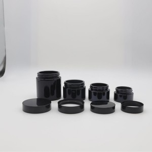 100Ml Food Grade Violet Glass Spice Herb Preserving Jars Odor Proof Airtight Seal Storage <b>Containers</b> with Children Resistant Lid - Product Image 2