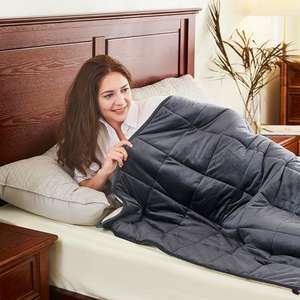 Precio atractivo Nuevo tipo Manta ponderada de 15 libras una manta ponderada para la <span class=keywords><strong>ansiedad</strong></span> - Product Image 2