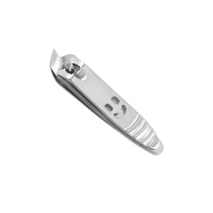 Coupe-ongles en acier inoxydable, outil de manucure manuel, à mâchoires plates, anti-éclaboussures, grande taille pour doigts et orteils - Product Image 6